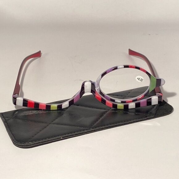 1014 Makeup Cosmetic 4.00 Flip Magnifying Glasses For Precision Application N… - Picture 1 of 7